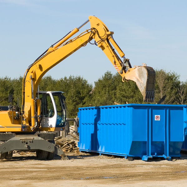 can i choose the location where the residential dumpster will be placed in Midland OR